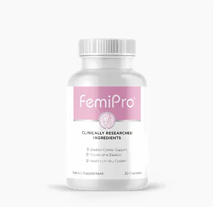 FemiPro bladder support supplement bottle