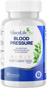 GlucoLife+ Blood Pressure bottle