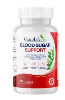 GlucoLife+ Blood Sugar Support bottle