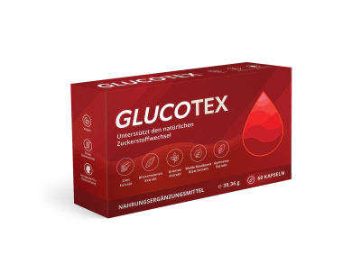 Glucotex product bottle