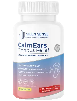 Silen Sense Calm Ears supplement bottle